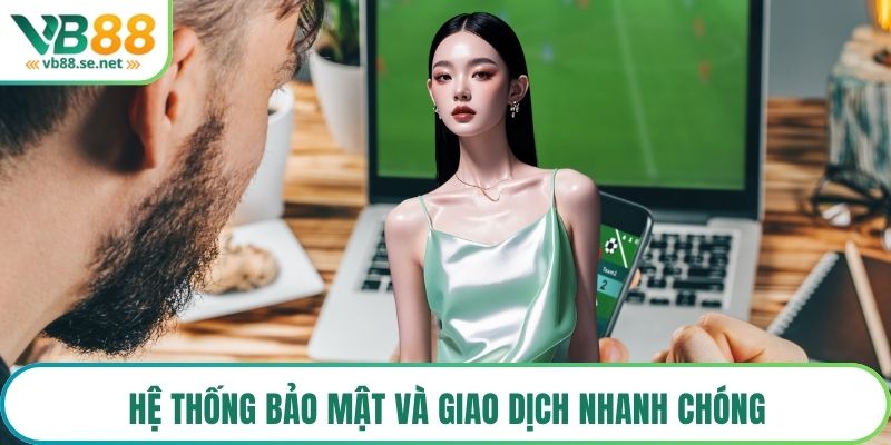 Hệ thống bảo mật và giao dịch nhanh chóng